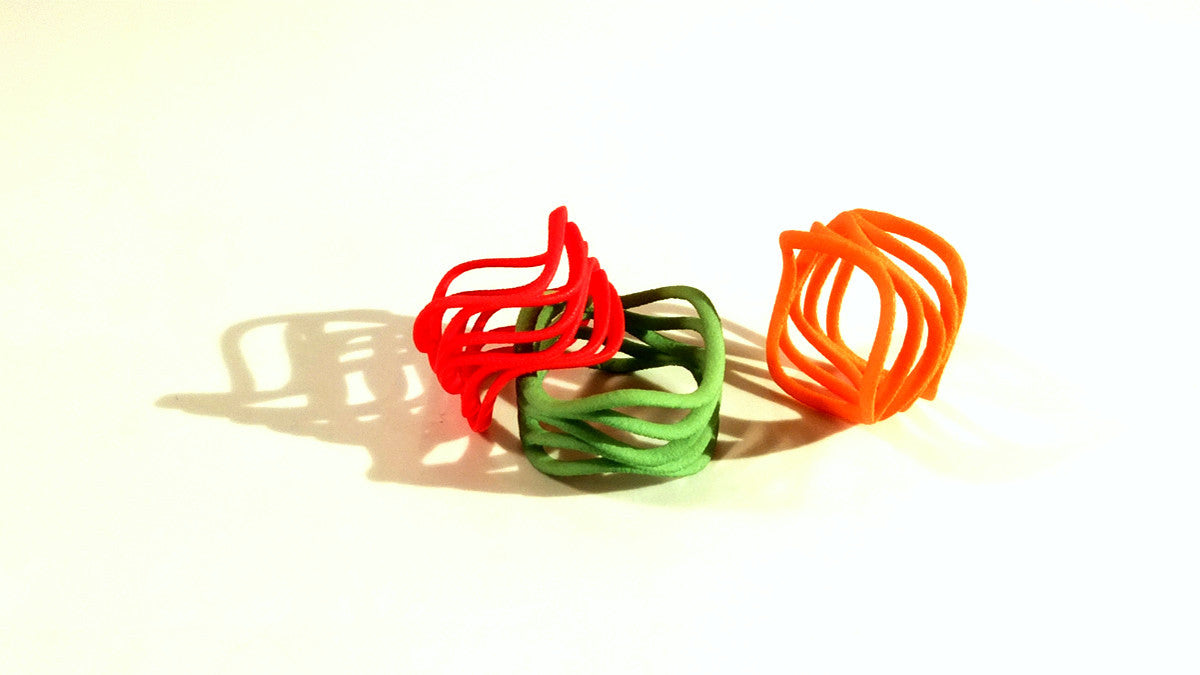 Skater's Parallel ring in colorful nylon