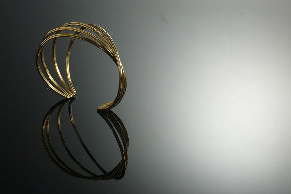 Alliance bracelet 60 X 45 mm in Gold | Bracelet | Allan Scharff - Designer and Silversmith