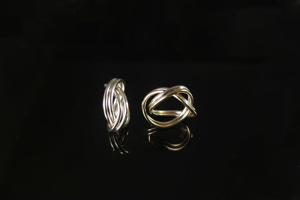 Swing Double rings in Gold and/or Silver